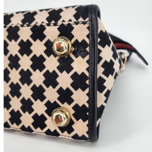 Spartina 449 Daufuskie Island Linen and Leather Weekender Bag - Picture 7 of 16